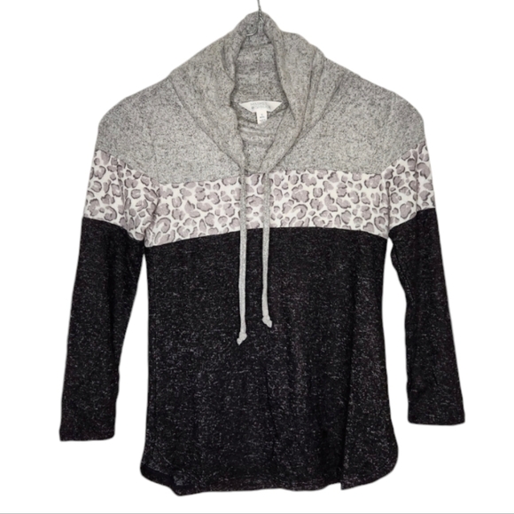 NWOT Market & Spruce Cowl Neck Lightweight Sweater Top Size XSP - Picture 1 of 8